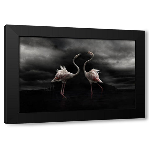 Strong Temperament Black Modern Wood Framed Art Print by Benezech, Martine