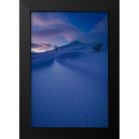 Holy Mountain.. Black Modern Wood Framed Art Print by Age Hol, Fred