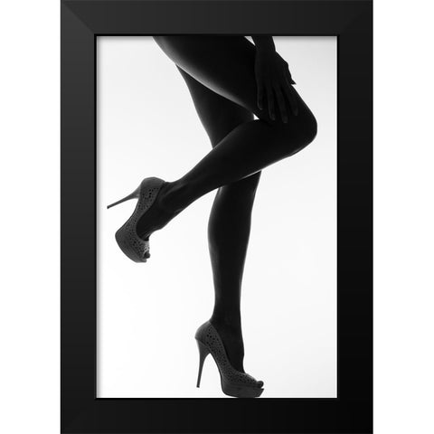 The Sweet Caress Of Twilight Black Modern Wood Framed Art Print by Lagandre Transgressed, Thierry