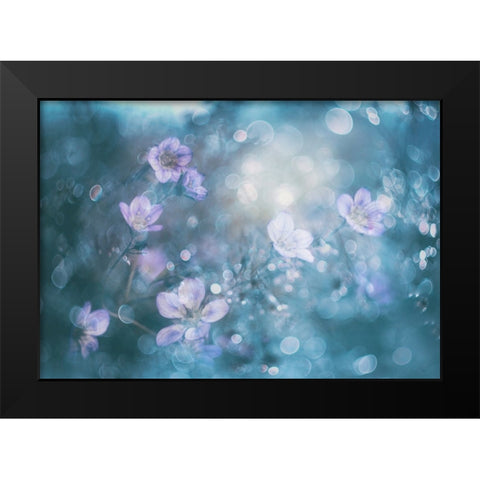 NatureS Jewelry Black Modern Wood Framed Art Print by Devos, Delphine