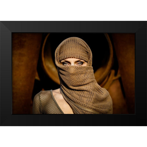 Untitled Black Modern Wood Framed Art Print by Sotnik, Oleg