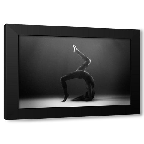 Iranian Black Modern Wood Framed Art Print with Double Matting by Hamidnezhad, Amin