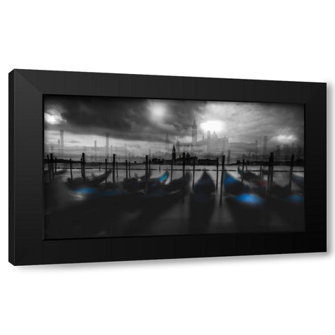 Dark Mood Black Modern Wood Framed Art Print with Double Matting by Chiriaco, Carmine