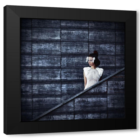 Life Isnt Perfect But Your Outfit Can Be Black Modern Wood Framed Art Print with Double Matting by Bolgov, Ruslan