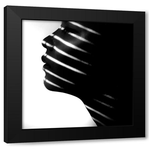 Put Black Modern Wood Framed Art Print by Wahyu Adi, Bonifasius