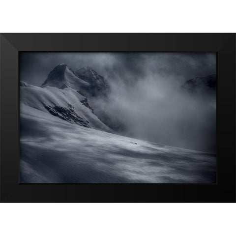 Heading To The Top Black Modern Wood Framed Art Print by Svoboda Mqep, Peter