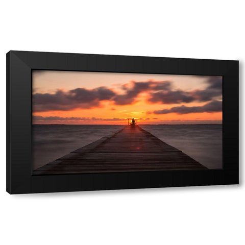 Keep Your Body In Balance. Black Modern Wood Framed Art Print with Double Matting by Londal, Leif