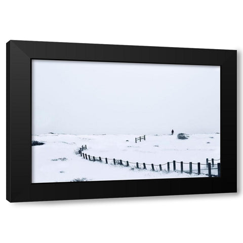 Photographer In Colorado Black Modern Wood Framed Art Print by Yang, Shawn