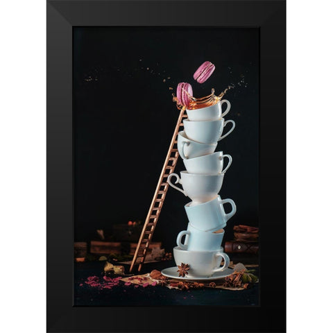 Unreachable Sweets Black Modern Wood Framed Art Print by Belenko, Dina