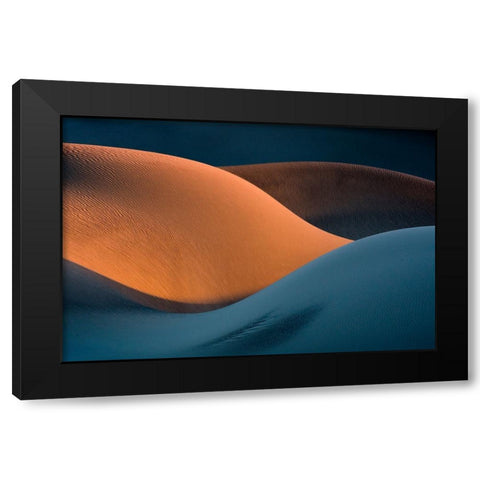 The Curves Black Modern Wood Framed Art Print by Asghar Alimoradi, Ali