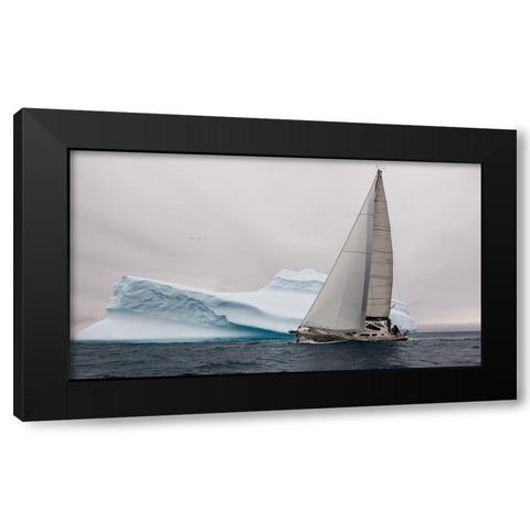 Iced Black Modern Wood Framed Art Print by Delvoye, Simon