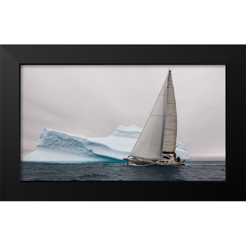 Iced Black Modern Wood Framed Art Print by Delvoye, Simon