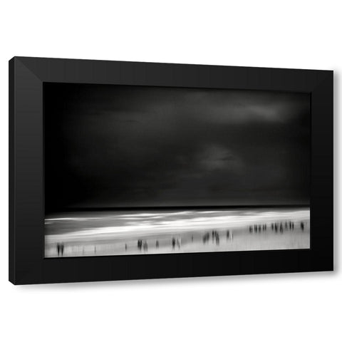 Lost Souls Black Modern Wood Framed Art Print by Flour, Bruno