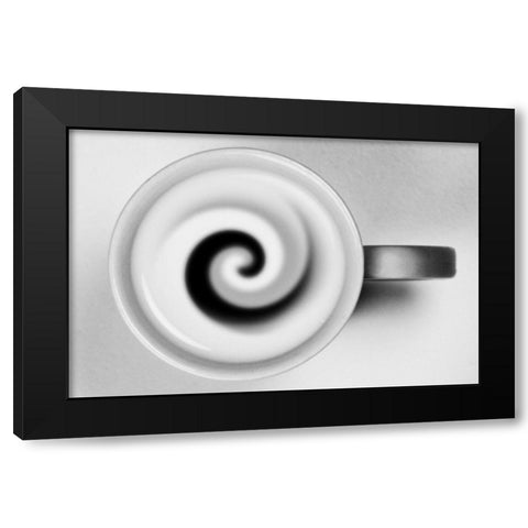 Jing And Jang, Remember The Gray Shades Black Modern Wood Framed Art Print with Double Matting by Londal, Leif