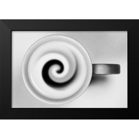 Jing And Jang, Remember The Gray Shades Black Modern Wood Framed Art Print by Londal, Leif