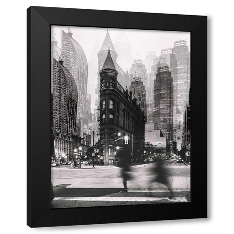 The Walk Black Modern Wood Framed Art Print by Chiriaco, Carmine