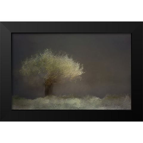 Willow Black Modern Wood Framed Art Print by Talen, Nel