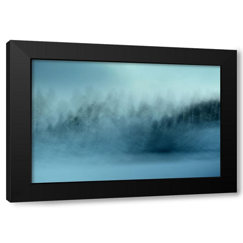 Wintersaga Black Modern Wood Framed Art Print by Sillen, Christina