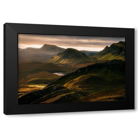 Light And Shadows Black Modern Wood Framed Art Print with Double Matting by Popan, Adrian