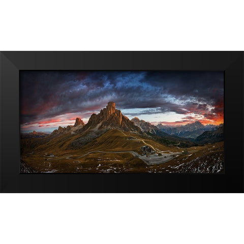 Passo.... Black Modern Wood Framed Art Print by Browko, Krzysztof