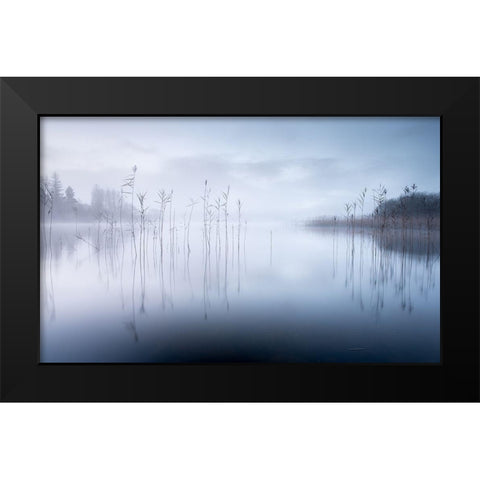 Untitled Black Modern Wood Framed Art Print by Ahern, David