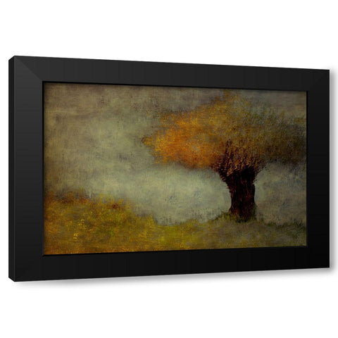 Willow Black Modern Wood Framed Art Print with Double Matting by Talen, Nel