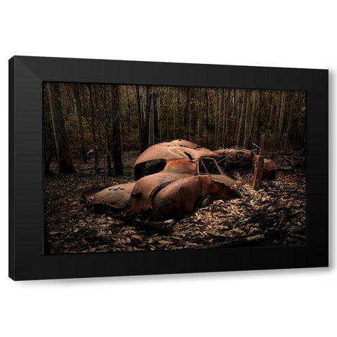 Requiem For A Lost Marque Black Modern Wood Framed Art Print by Keogh, Francis