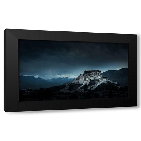 Potala Palacea??A?Maandsup3;Rac?Arla?? Black Modern Wood Framed Art Print by Qiye