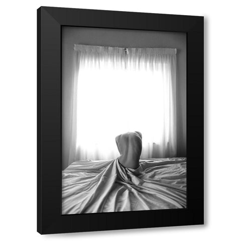 From Home To Heaven Black Modern Wood Framed Art Print with Double Matting by Mohammad