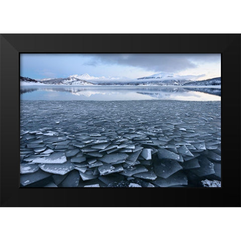 Untitled Black Modern Wood Framed Art Print by Lucidi, Riccardo