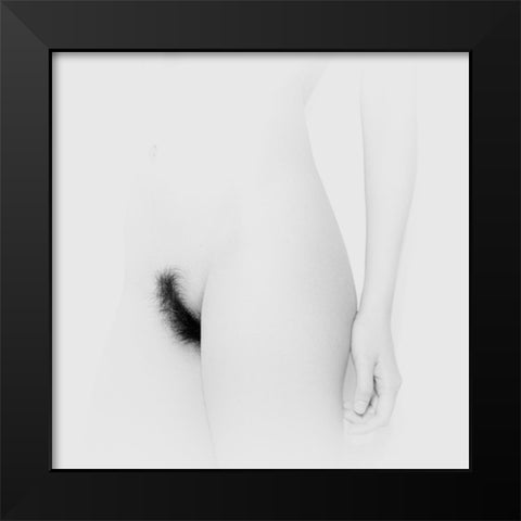 The Lady Of Alabaster Black Modern Wood Framed Art Print by McCracken, David