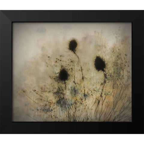 Seed Boxes Black Modern Wood Framed Art Print by Talen, Nel