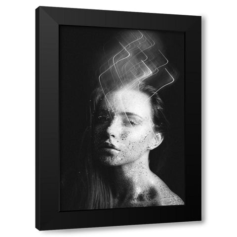 Untitled Black Modern Wood Framed Art Print by Vasilenko, Artem