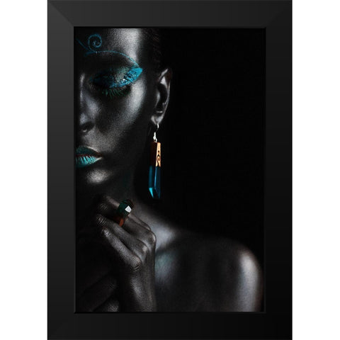 Guide Black Modern Wood Framed Art Print by Kovalev, Ivan