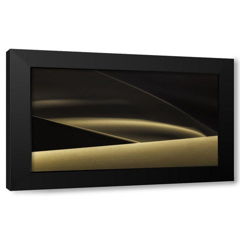 Dunescape-Namib Desert Black Modern Wood Framed Art Print by Ivanoff-Erb, Xenia