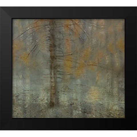 Pine Tree Black Modern Wood Framed Art Print by Talen, Nel