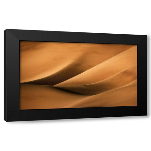 Untitled Black Modern Wood Framed Art Print with Double Matting by Mehrafshar Efiap, Babak