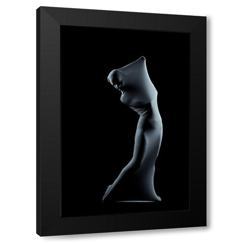 Untitled Black Modern Wood Framed Art Print with Double Matting by Eichelberg, Amnon