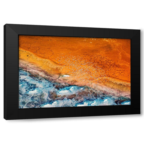 Colorful Black Modern Wood Framed Art Print with Double Matting by Chang, Phillip