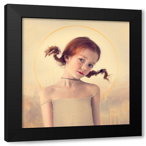 ***** Black Modern Wood Framed Art Print with Double Matting by Melik-Nubarova, Svetlana