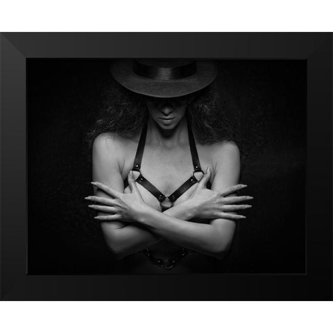 Mystery Black Modern Wood Framed Art Print by Stalmans, Luc