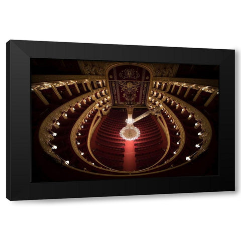 Prevention Black Modern Wood Framed Art Print by Skvortsov, Dmitry