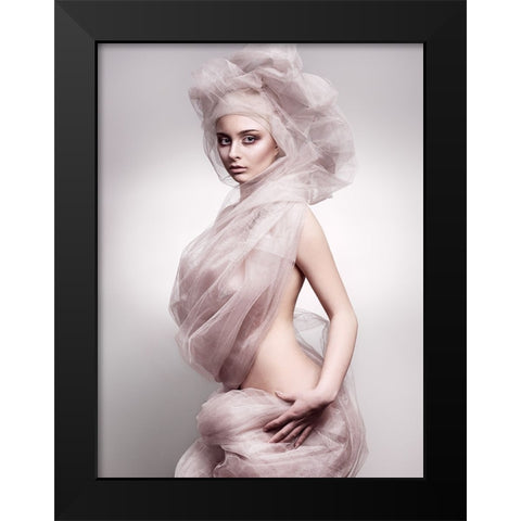 Doll Black Modern Wood Framed Art Print by Balistreri, Michele