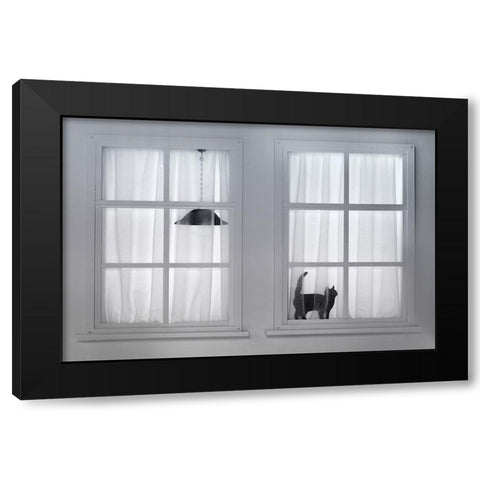 This Is Also Holland. Black Modern Wood Framed Art Print by Wijers Smeets, Wilma