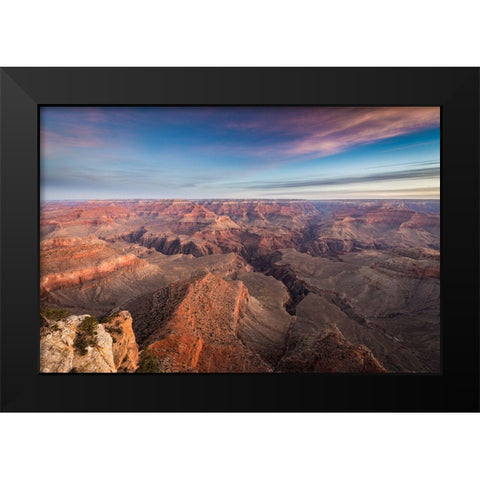 South Rim Sunrise Black Modern Wood Framed Art Print by C. Sink, Jeffrey