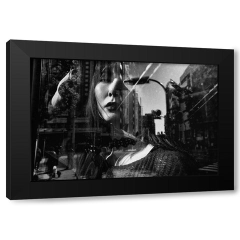 Portrait Black Modern Wood Framed Art Print with Double Matting by Suzuki, Tatsuo
