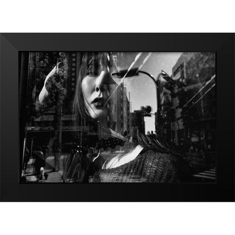 Portrait Black Modern Wood Framed Art Print by Suzuki, Tatsuo