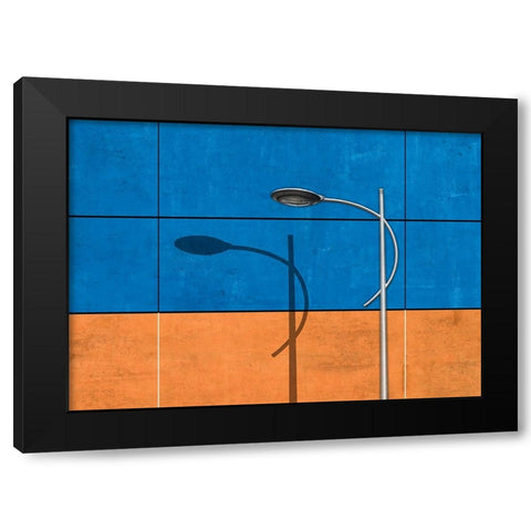 Lantern Black Modern Wood Framed Art Print by aRRO