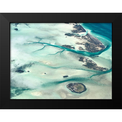 Up In The Air (Bahamas) Black Modern Wood Framed Art Print by Labagnara, Roxana