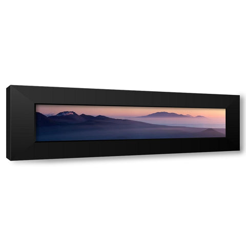 Good Night, Iturup Black Modern Wood Framed Art Print by Kharitonov, Alexey